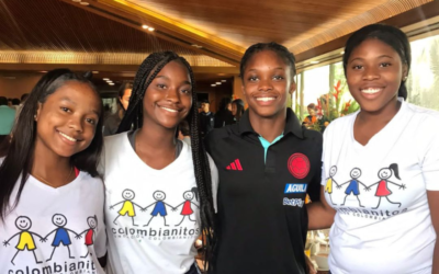 Colombianitas de Puerto Tejada conocen al equipo de la selección de fútbol femenino de Colombia