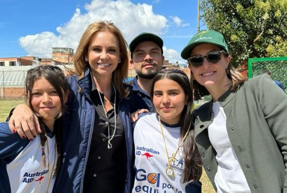 Un Gol por la equidad con la embajadora Anna Jane Chrisp